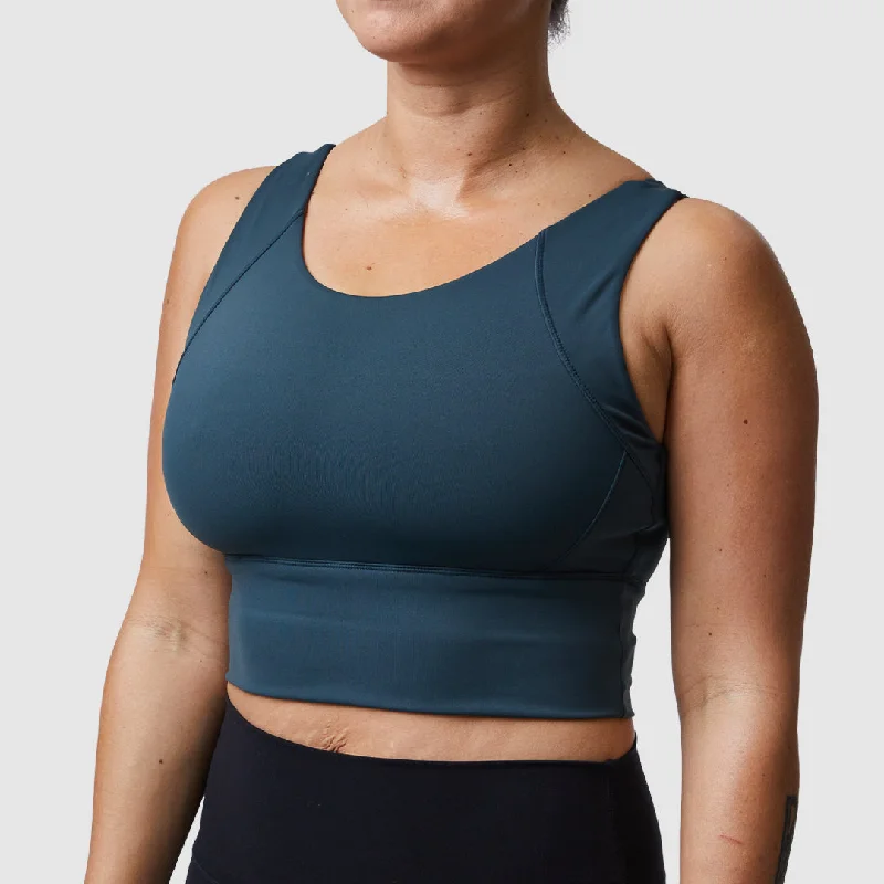 Full Strength Sports Bra (Vintage Teal) Light Padded Bra