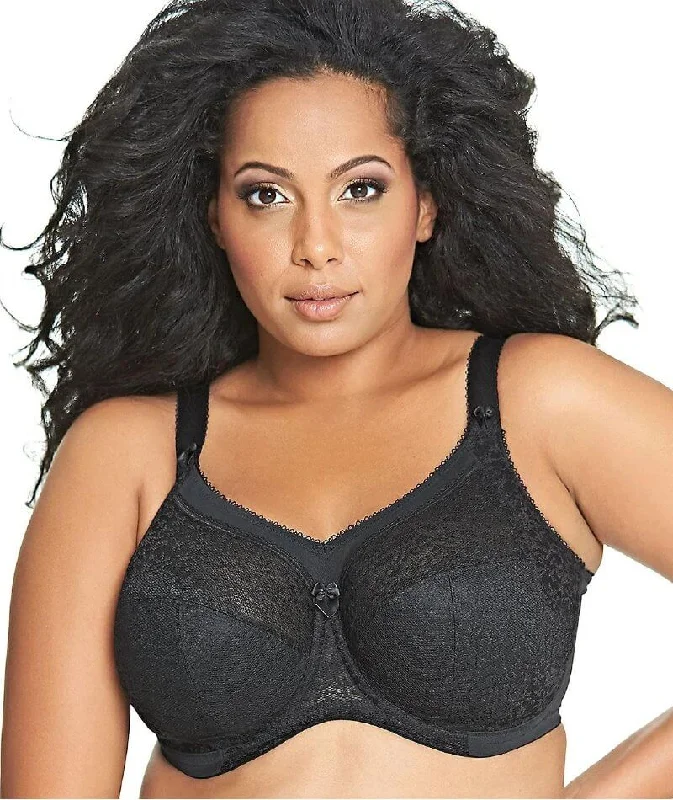 Goddess Adelaide Full Cup Underwired Bra  - Black Seamless Fit Bra