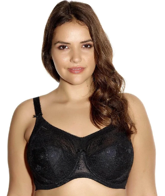 Goddess Alice Underwired Full Cup Bra - Black Full Coverage Bralette