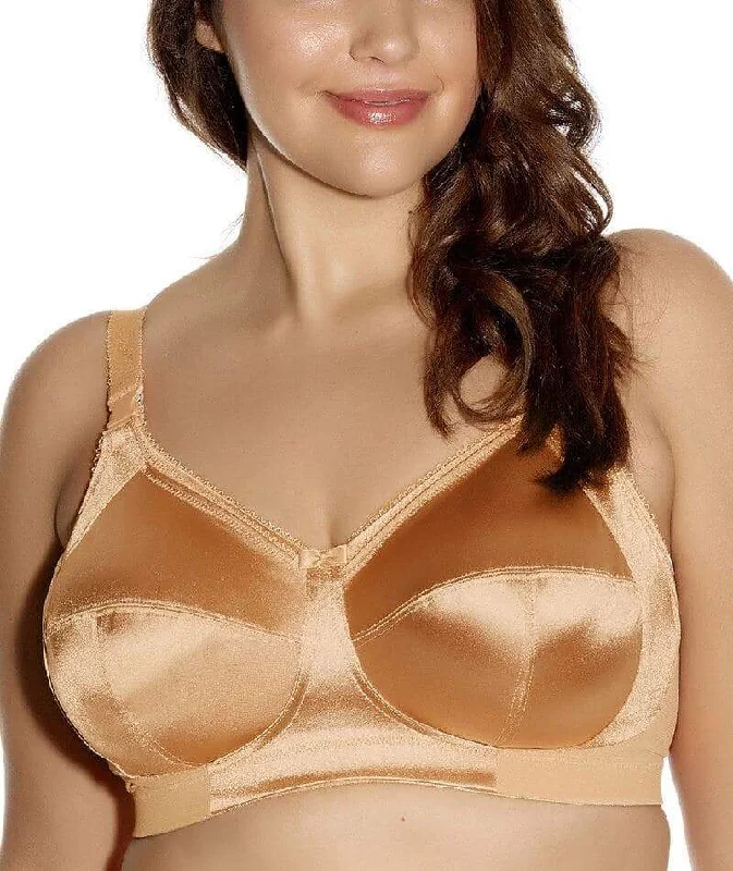 Goddess Keira Wire-Free Nursing Bra - Nude Cozy Sleep Bra