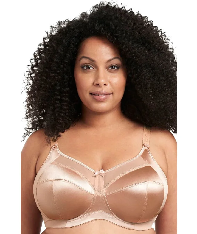 Goddess Keira Soft Cup Wire-Free Bra - Fawn Wireless Push-Up Bra