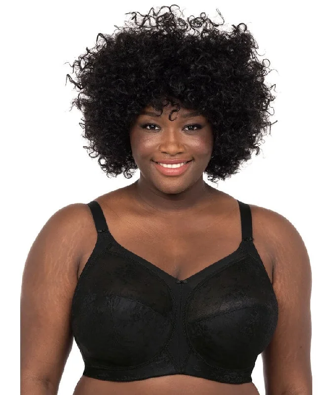 Goddess Verity Wire-Free Bra - Black Wireless Push-Up Bra