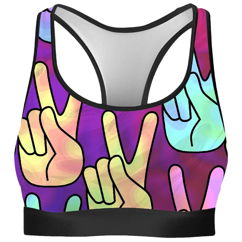 Hippy Trippy Rave Bra Seamless Wireless Bra