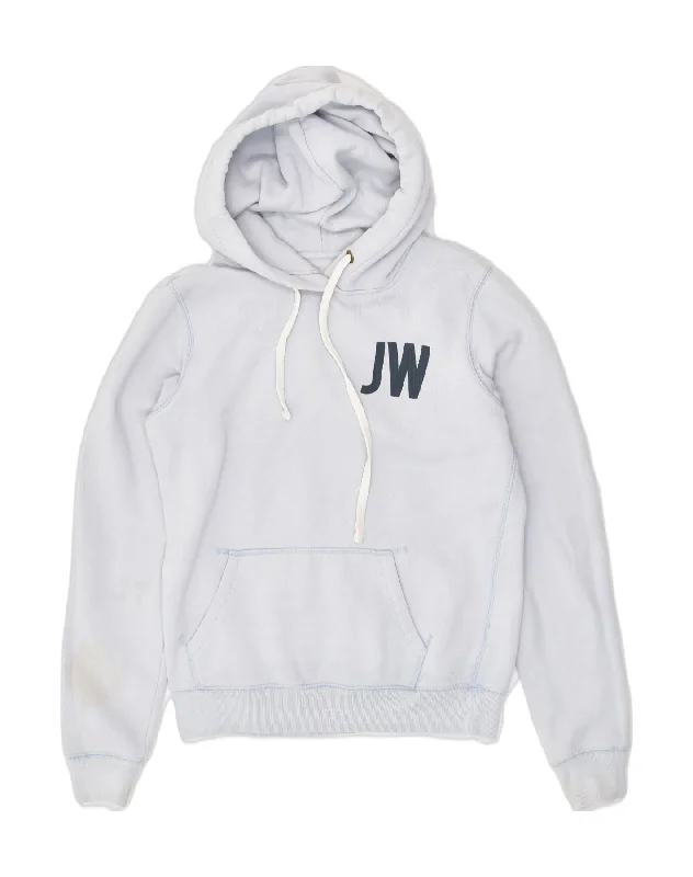 JACK WILLS Womens Graphic Hoodie Jumper UK 10 Small Blue Cotton Hoodie with Crew Neck Simple Timeless JACK WILLS Womens Graphic Hoodie Jumper UK 10 Small Blue Cotton Hoodie with Crew Neck Simple Timeless