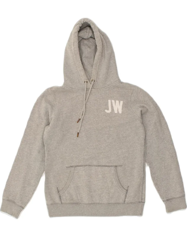 JACK WILLS Womens Graphic Hoodie Jumper UK 10 Small Grey Cotton Zip Hoodie Drawstring Kangaroo Pocket JACK WILLS Womens Graphic Hoodie Jumper UK 10 Small Grey Cotton Zip Hoodie Drawstring Kangaroo Pocket