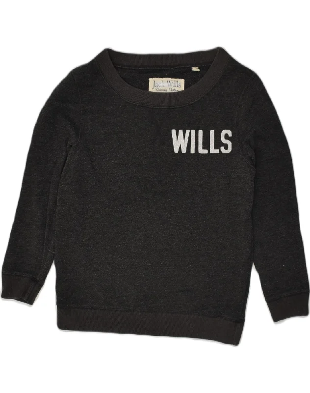 JACK WILLS Womens Graphic Hoodie Jumper UK 10 Small Grey Cotton Oversized Hoodie Comfort Casual JACK WILLS Womens Graphic Hoodie Jumper UK 10 Small Grey Cotton Oversized Hoodie Comfort Casual