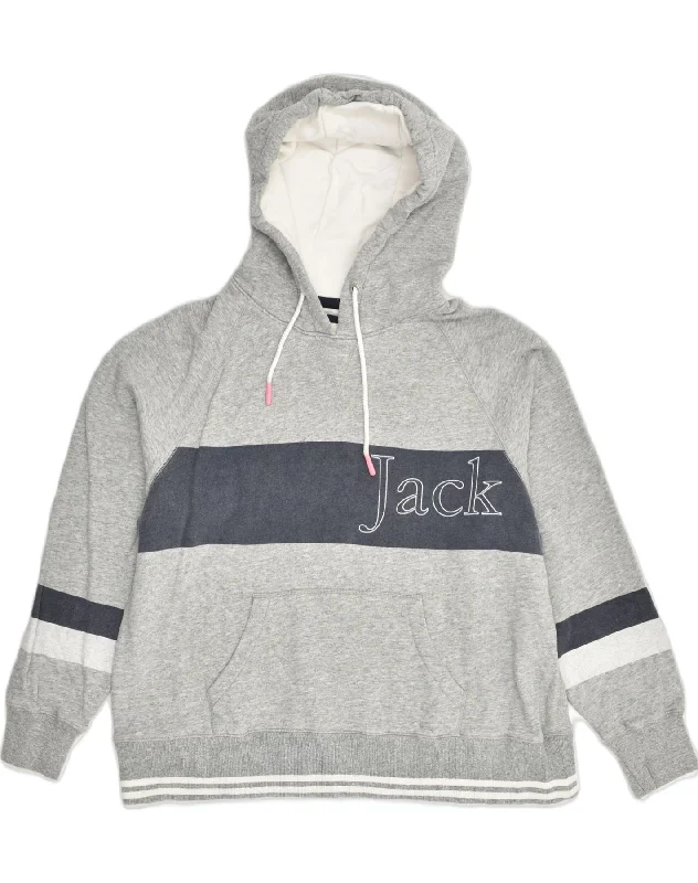 JACK WILLS Womens Oversized Graphic Hoodie Jumper UK 16 Large Grey Hoodie with Fur Luxurious Winter JACK WILLS Womens Oversized Graphic Hoodie Jumper UK 16 Large Grey Hoodie with Fur Luxurious Winter