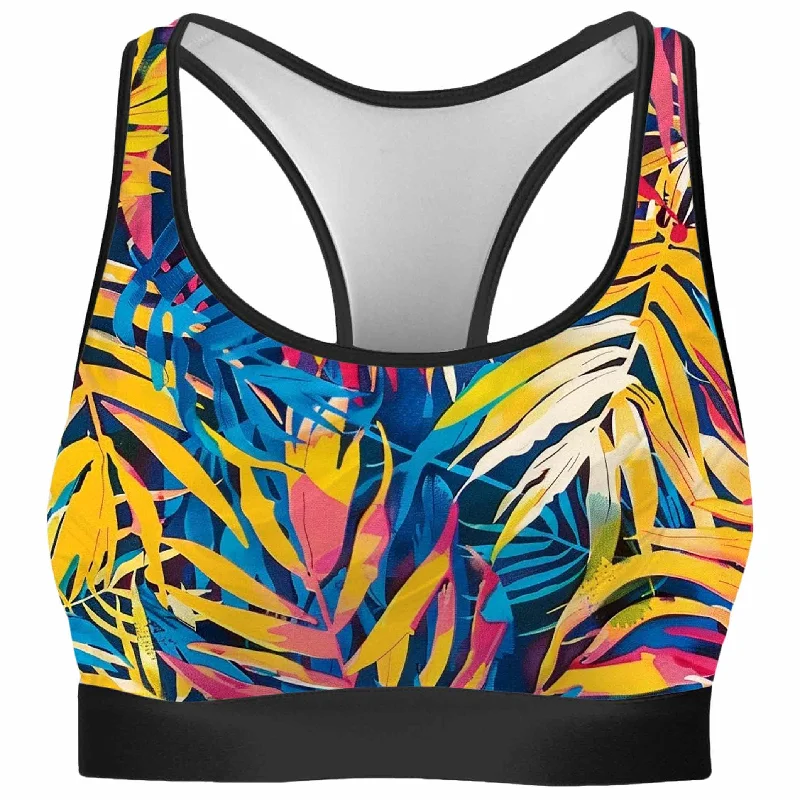 Jungle Folio Rave Bra Lace Back Bra