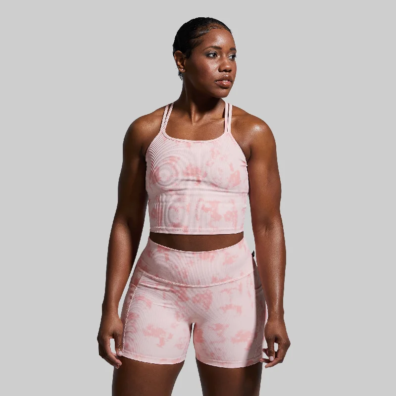 Limitless Sports Bra (Crystal Rose Dye) Chic Lace Bra