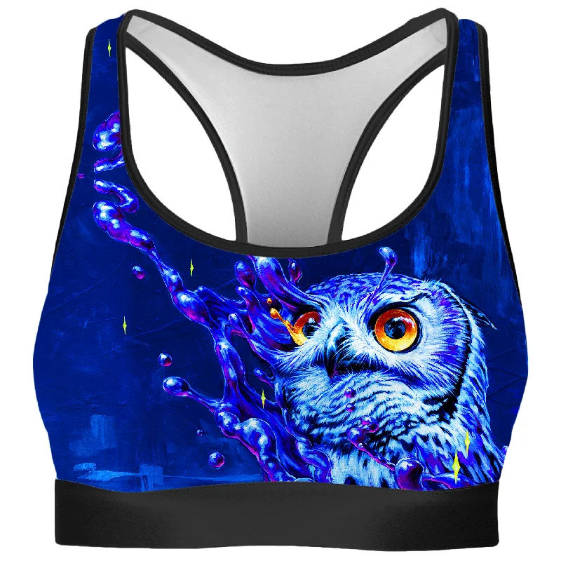 Lucid Owl Rave Bra Elegant Satin Bralette