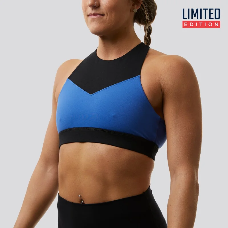 Movement Sports Bra (Royal Blue/Black) Breathable Sports Bra