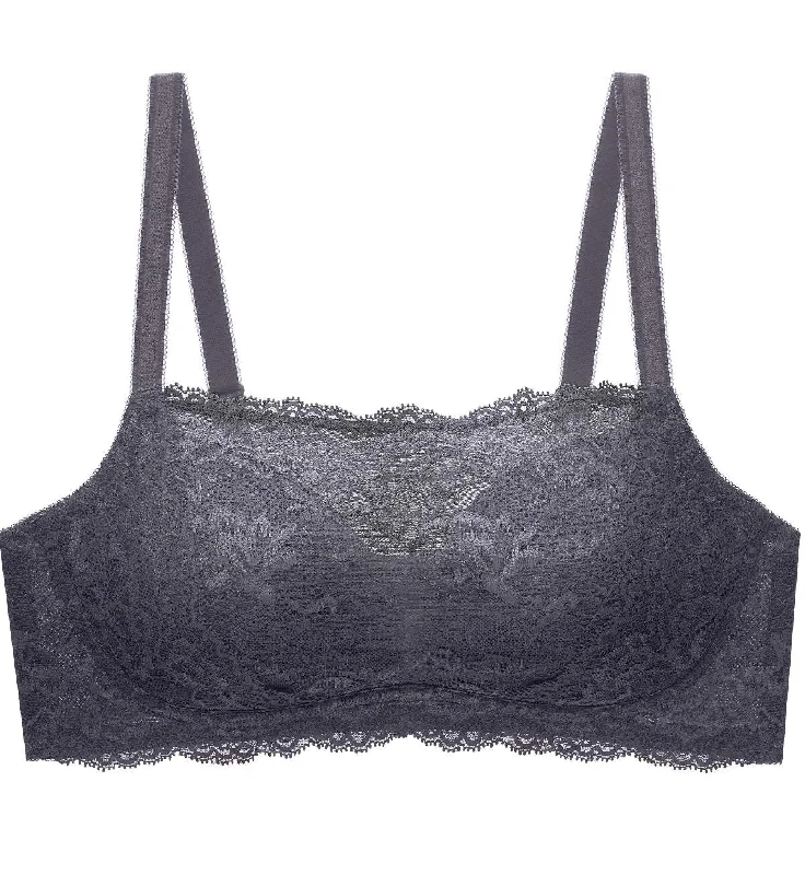 NATURAL ELEGANCEBANDEAU BRA Feminine Lace Bra