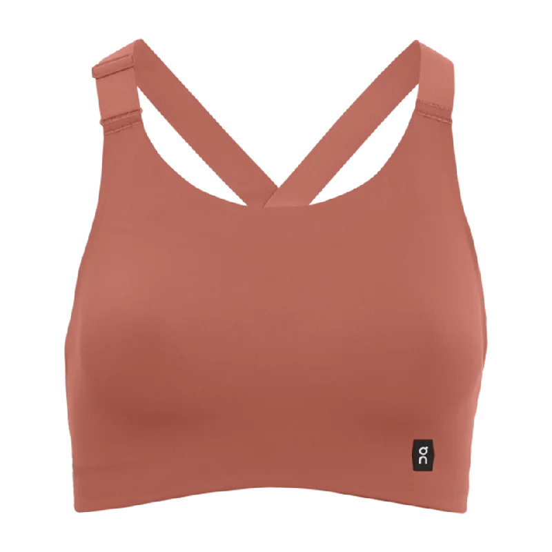 On Women's Endurance Bra Auburn/Ruby Soft Padded Bralette