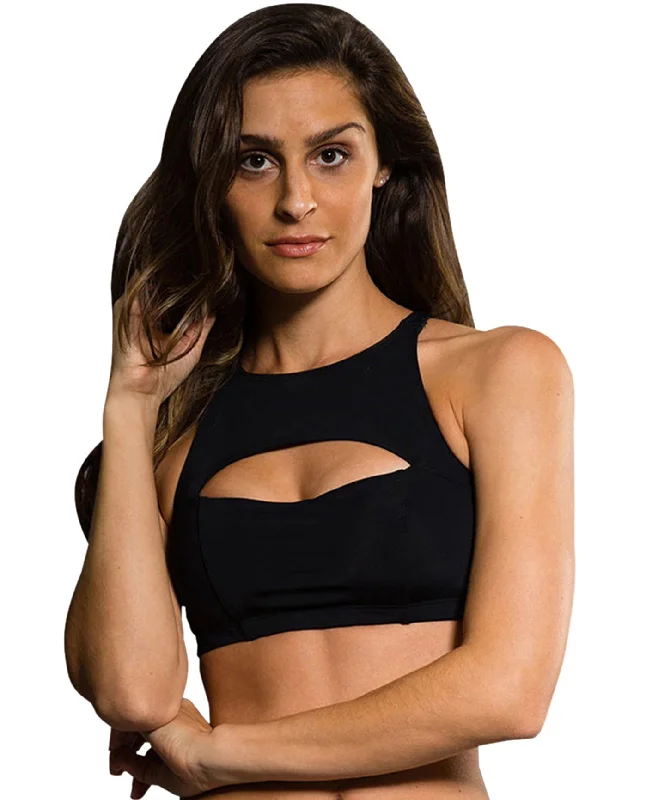 Onzie Open Heart Low Impact Sports Bra Sexy Lace Bralette