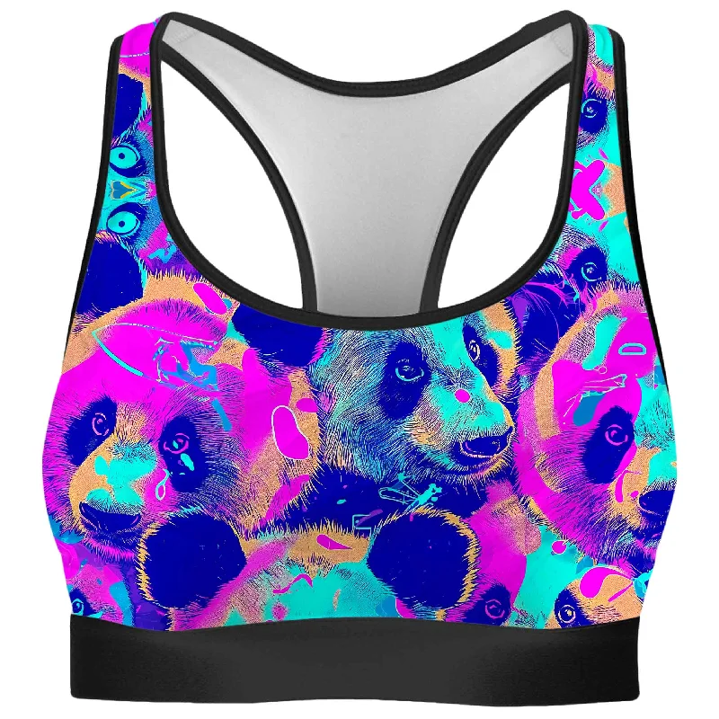 Panda Melt Rave Bra Sleek Push-Up Bra