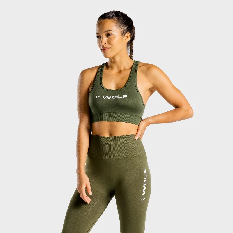 Primal Bra - Khaki Comfortable Lounge Bra