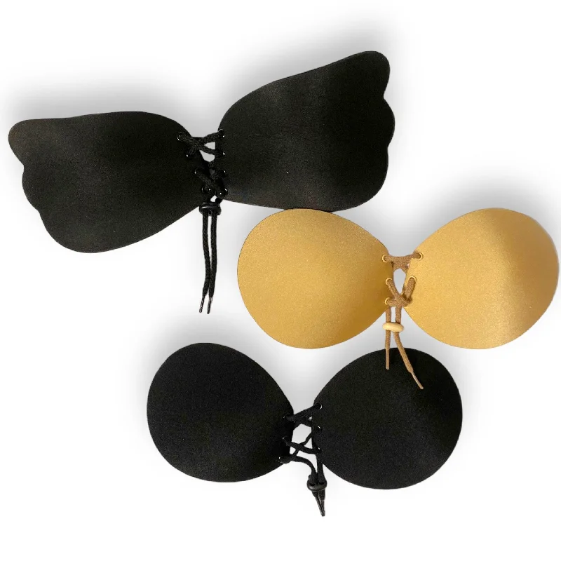 Self-Adhesive Lift Bras Nude or Black Push-Up Wireless Bra