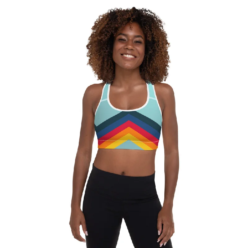 Sky's The Limit Padded Sports Bra Cozy Wire-Free Bra