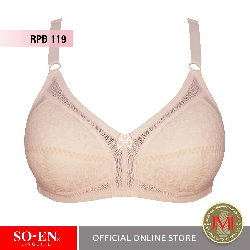 SO-EN Donna Full Comfort Non-Wire Bra High-Cut Bra Design