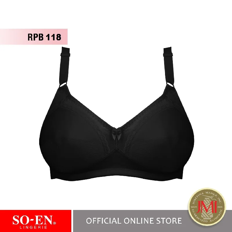 SO-EN Maxime Full Comfort Non-Wire Bra Soft Mesh Bralette