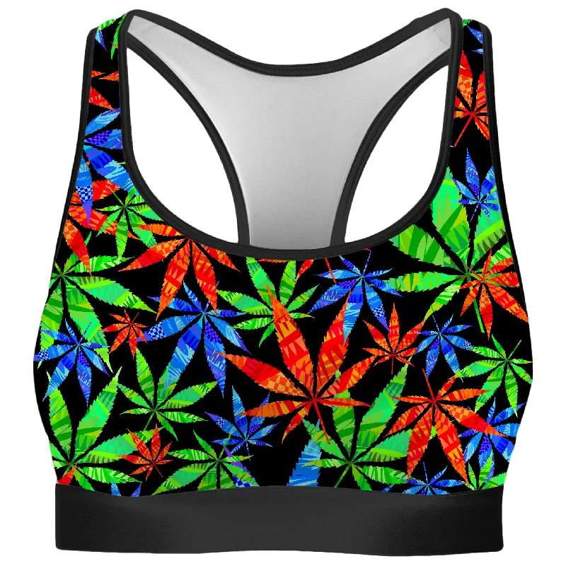 Weed Rave Bra Soft Strapless Bra