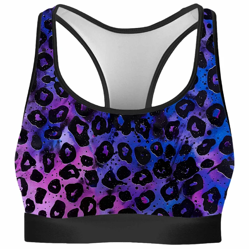 Wild Midnight Rave Bra Sporty Wireless Bra