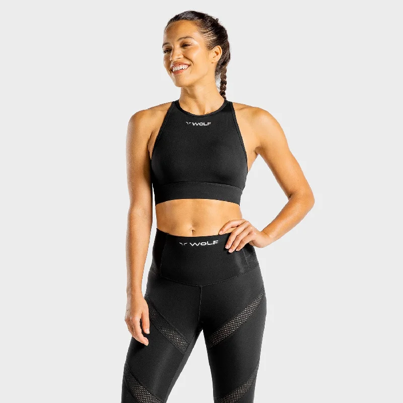 Wolf Sports Bra - Onyx Supportive Wireless Bra