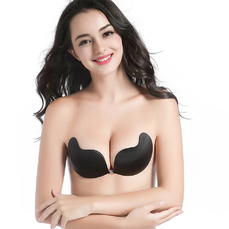 Women Sexy Strapless Invisible Bra Padded Push-Up Bra