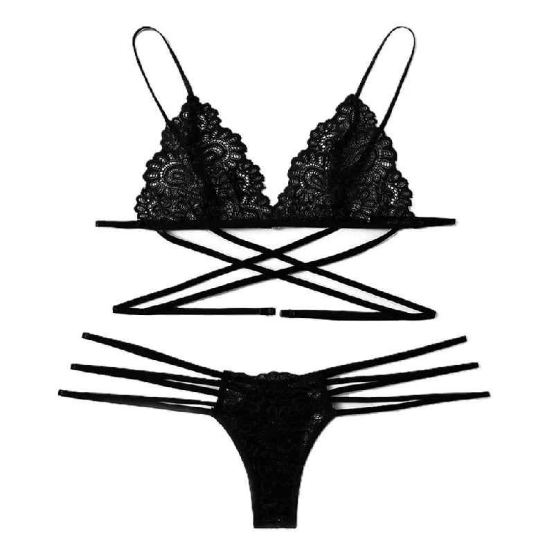 Ashore Shop Women Bikini Set Solid Swimming Lace Bikini Swimsuit Bathing Suit Bathing Swimwear Summer Beach Wear Female Low Waist Biquini Reversible Bikini Set