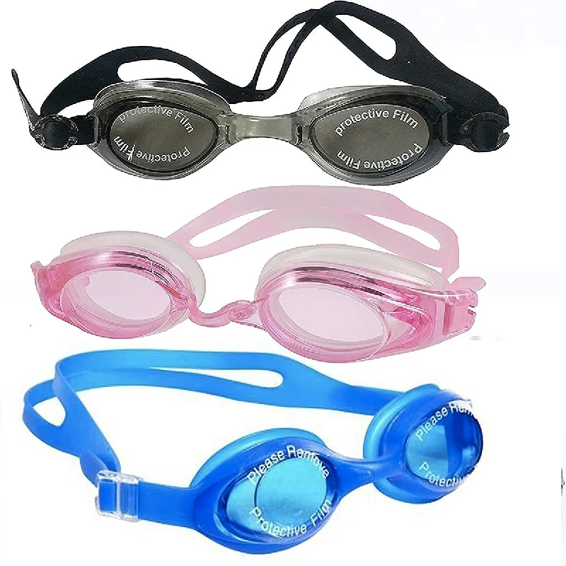 Fancydresswale Swimming Goggles for kids and Adults- Assorted colors and designs Retro Swimwear Style