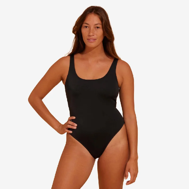 Women's 1-piece swimsuit - Aurely bibi Solid Color Swimsuit