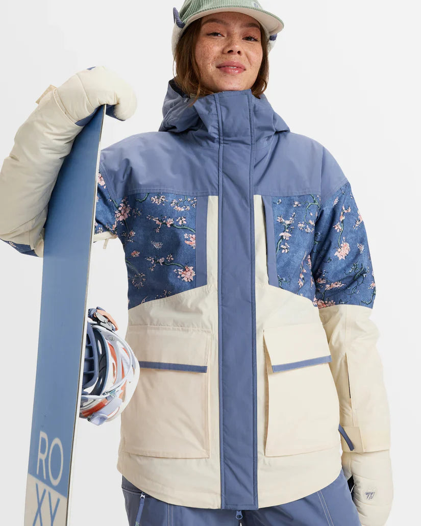 Roxy Chloe Kim Parka Snow Jacket - Women's Toggled Jacket Drawstring Jacket Belted Jacket Roxy Chloe Kim Parka Snow Jacket - Women's Toggled Jacket Drawstring Jacket Belted Jacket