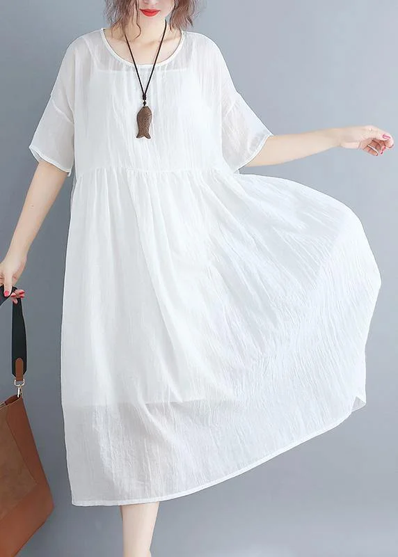 2024 Summer White Two-piece White Dress