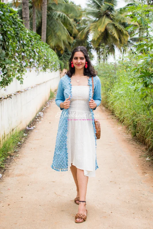 Blue White Embroidered Jacket Maxi Dress Embroidered Jacket Appliqued Jacket Beaded Jacket Blue White Embroidered Jacket Maxi Dress Embroidered Jacket Appliqued Jacket Beaded Jacket