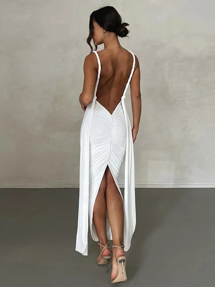 Long Deep V Neck Slim Bandage Bodycon Backless Nightclub Sexy Party Maxi Dress Elegant Lace Maxi Dress Long Deep V Neck Slim Bandage Bodycon Backless Nightclub Sexy Party Maxi Dress Elegant Lace Maxi Dress