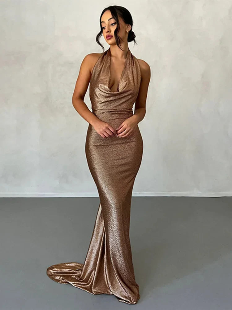 Temperament Bodycon Elegant Mermaid Sexy Party Halter Backless Long Maxi Dress Comfortable T-Shirt Maxi Dress Temperament Bodycon Elegant Mermaid Sexy Party Halter Backless Long Maxi Dress Comfortable T-Shirt Maxi Dress