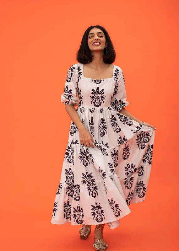 Ianthe Maxi Dress Comfortable Ruffle Hem Maxi Dress