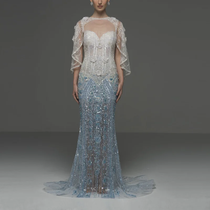 Cristalline Long Couture Dress