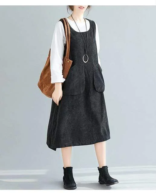 Black with Round Neck