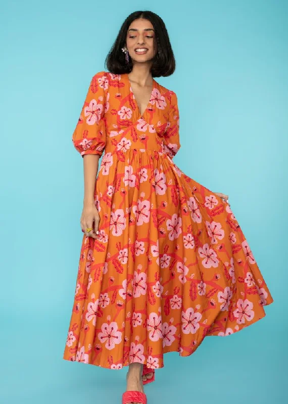 Rosalia Maxi Dress Comfortable Flowy Maxi Dress