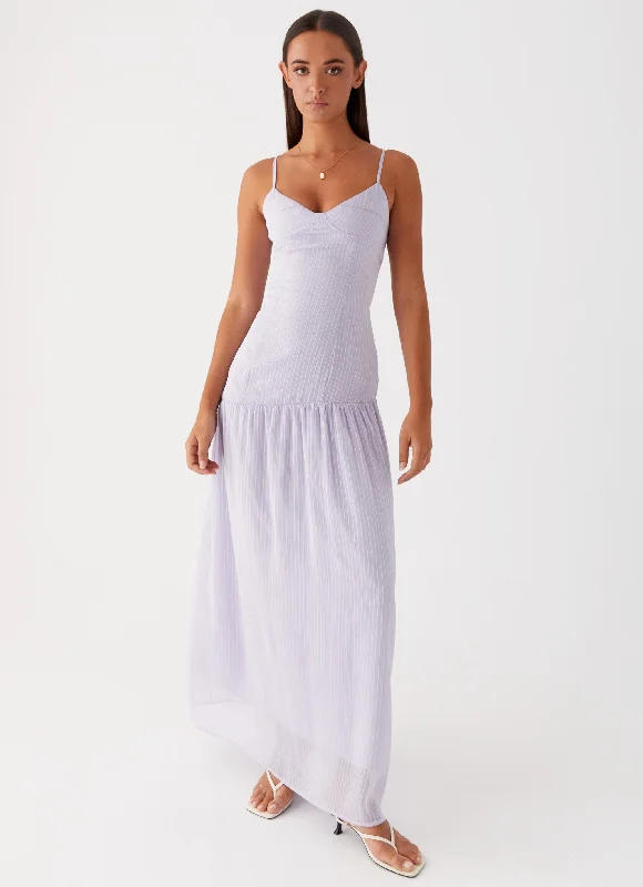 Shania Maxi Dress - Lavender Classic Black Maxi Dress