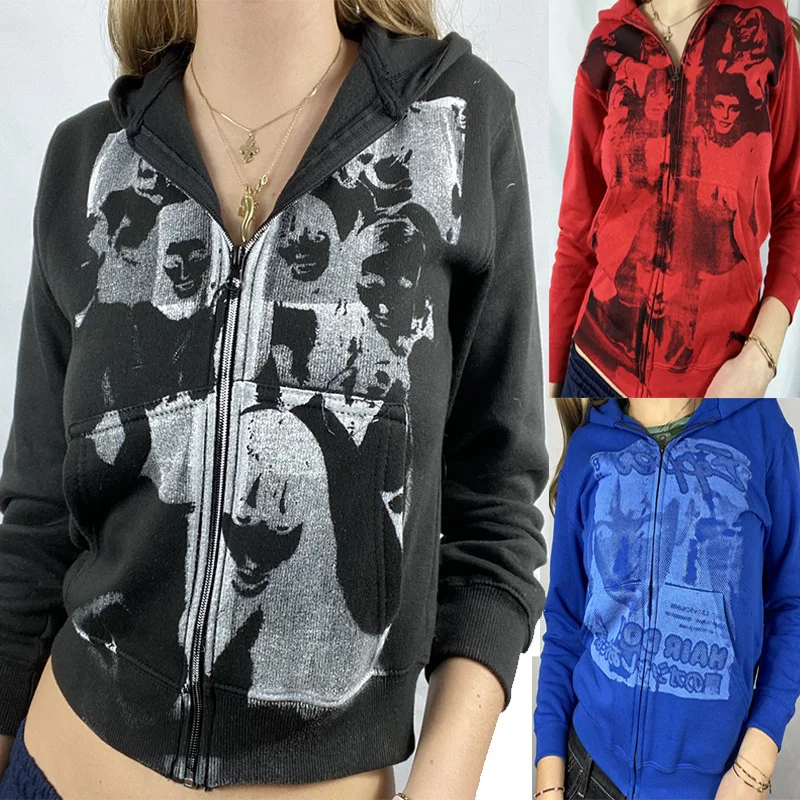 Street Fashion Hooded Y2k Edgy Jacket Women Long Sleeve Casual Hoodie Mesh Jacket Canvas Jacket Denim Jacket Street Fashion Hooded Y2k Edgy Jacket Women Long Sleeve Casual Hoodie Mesh Jacket Canvas Jacket Denim Jacket