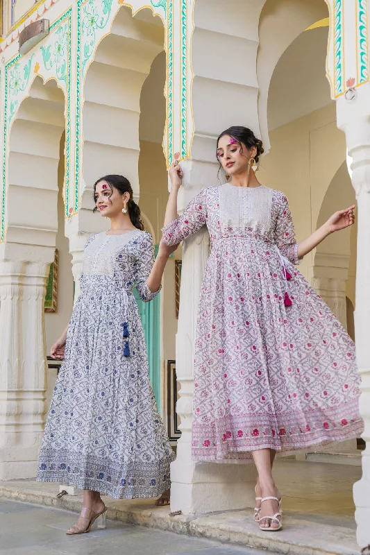 WOMEN'S PINK THE BEAUTY LONG GOWN