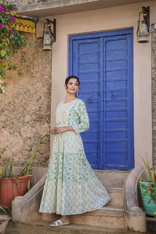 WOMEN'S MINT THE GRACEFUL LONG GOWN