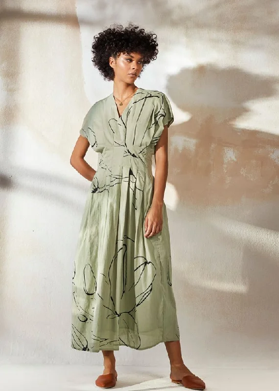 Tint of Mint Maxi Dress Elegant Maxi Dress with Lace