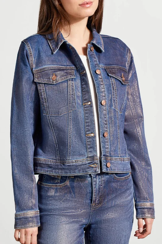 Tribal Denim Jacket w/ Rose Gold Coating 5680O-5045-0970 Rose Gold Fleece Jacket Down Jacket Parka Tribal Denim Jacket w/ Rose Gold Coating 5680O-5045-0970 Rose Gold Fleece Jacket Down Jacket Parka