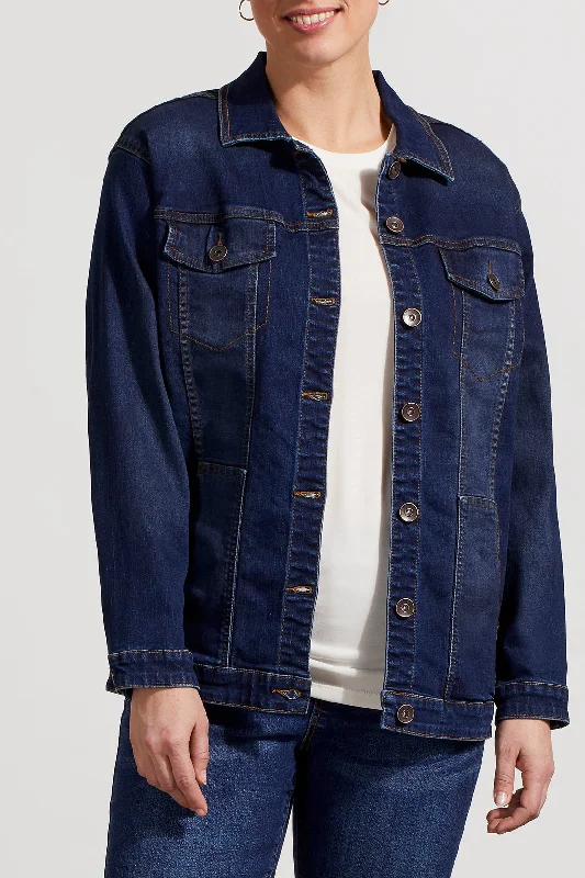 Tribal Girlfriend Denim Jacket w/ Pockets 7945O-292-1480 Deep Indigo Wool Jacket Cashmere Jacket Tweed Jacket Tribal Girlfriend Denim Jacket w/ Pockets 7945O-292-1480 Deep Indigo Wool Jacket Cashmere Jacket Tweed Jacket