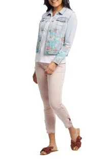 Tribal Jean-Style Jacket 7332O-4616-2877 Blue Pearl Mesh Jacket Canvas Jacket Denim Jacket Tribal Jean-Style Jacket 7332O-4616-2877 Blue Pearl Mesh Jacket Canvas Jacket Denim Jacket