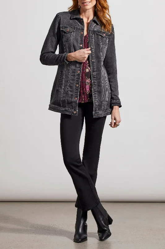 Tribal Maxi Denim Jacket w/ Snap Closure 6042O-333-3006 Muted Black Denim Jacket Leather Jacket Suede Jacket Tribal Maxi Denim Jacket w/ Snap Closure 6042O-333-3006 Muted Black Denim Jacket Leather Jacket Suede Jacket