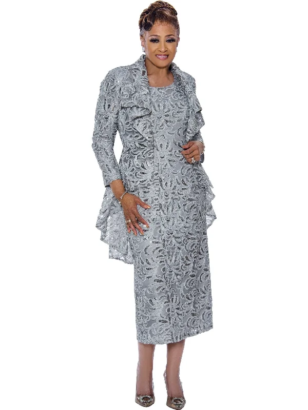 Divine Apparel DCC5292 Mother of the Bride Jacket Midi Dress Toggled Jacket Drawstring Jacket Belted Jacket